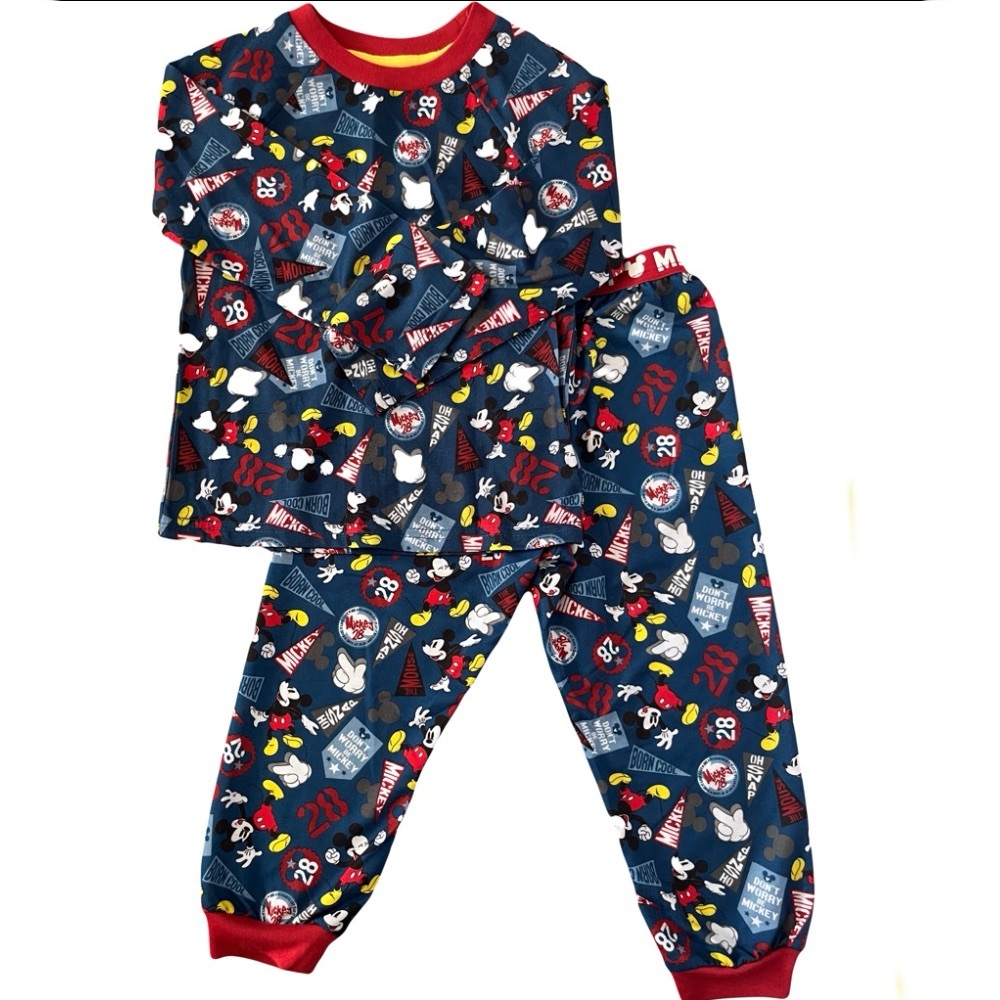 Disney Boys Mickey Pajama Set Size 4T